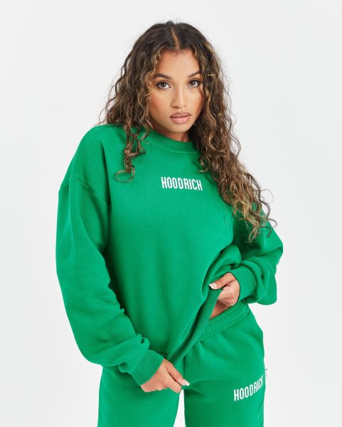 Hoodrich NZ OG Storm Small Logo Sweatshirt Green/White