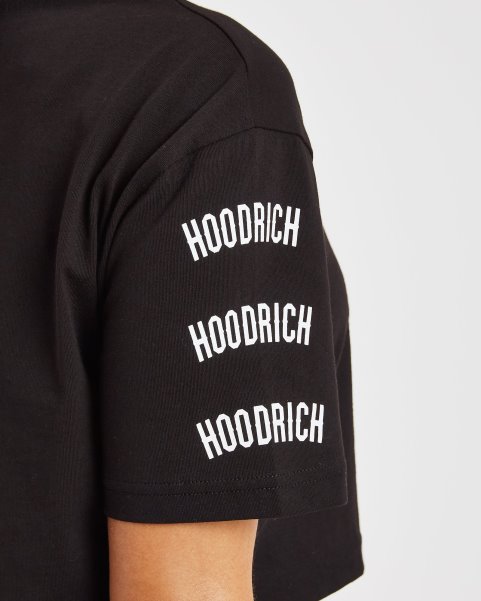 Hoodrich NZ Black/White/Pink OG Breeze Cropped T-shirt