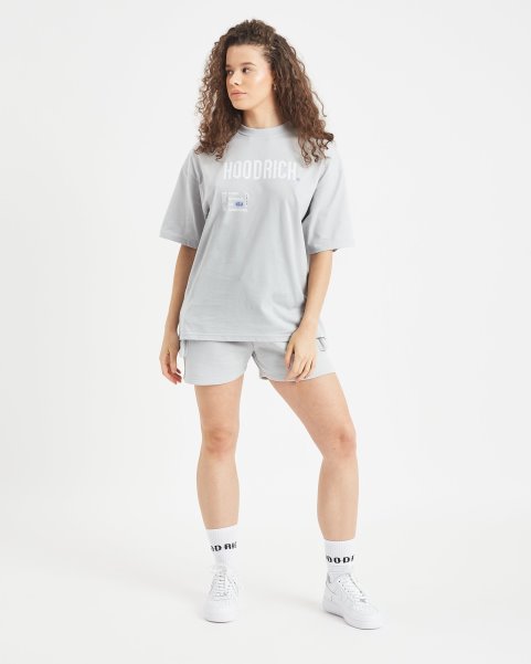 OG Frenzy Cargo Shorts Oyster/White/Violet Hoodrich NZ