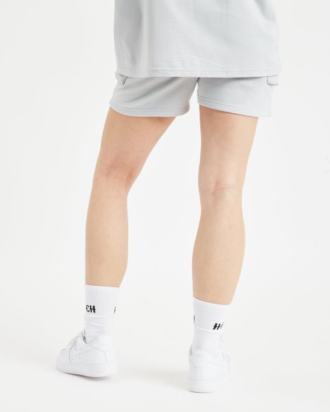 OG Frenzy Cargo Shorts Oyster/White/Violet Hoodrich NZ